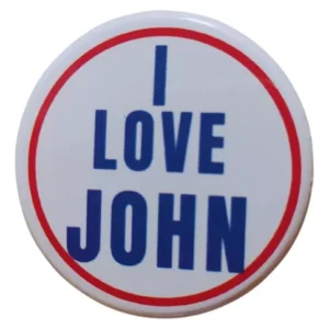 Botton I Love John 3.5cm