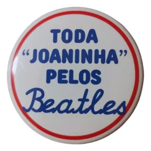Botton Toda Joaninha Pelos Beatles 5.5cm